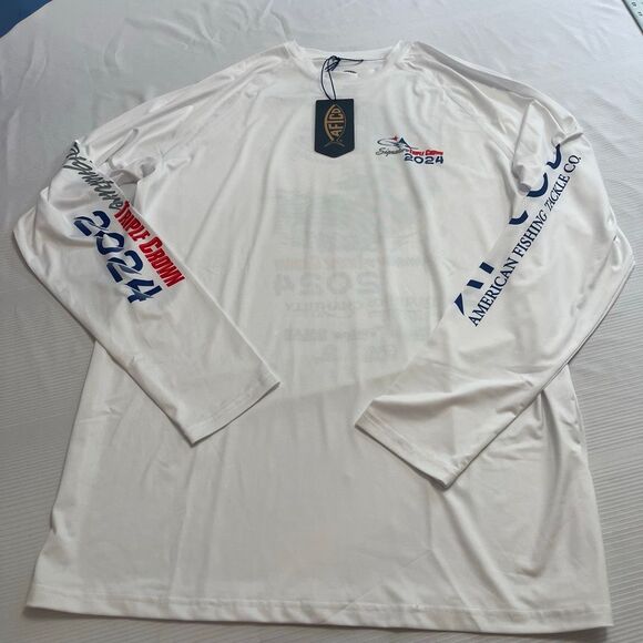 NWT AFTCO Signature Triple Crown 2024 Marlin Fishing Shirt Size Large New - Picture 1 of 12